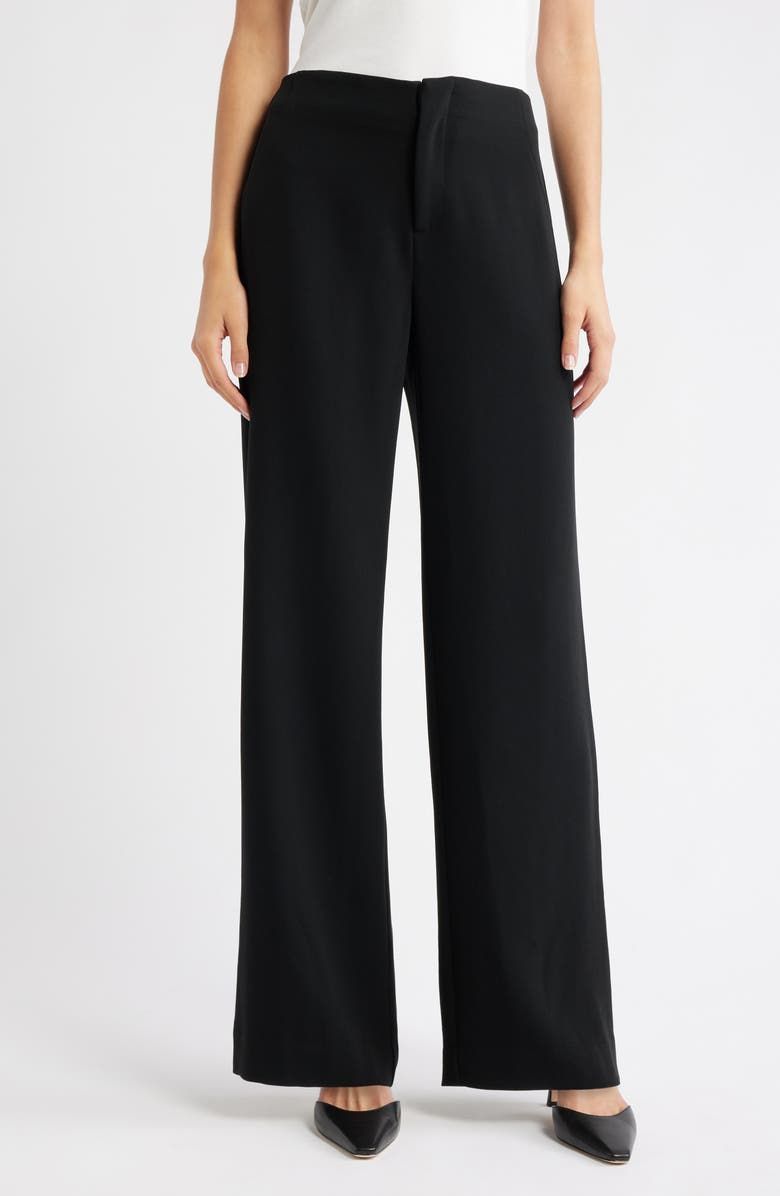 Reformation Vida High Waist Wide Leg Crepe Pants
