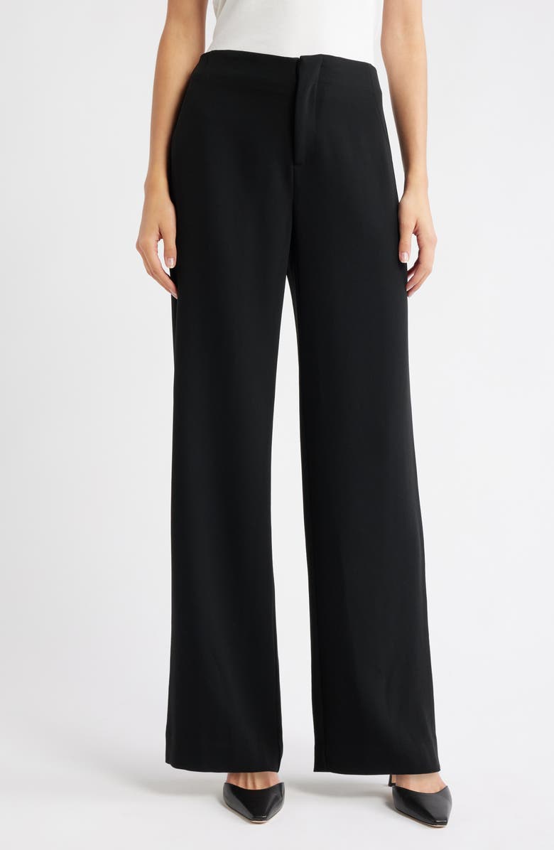 Reformation Vida High Waist Wide Leg Crepe Pants