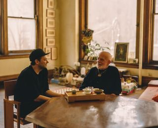 Chef Daniel Humm and artist Francesco Clemente