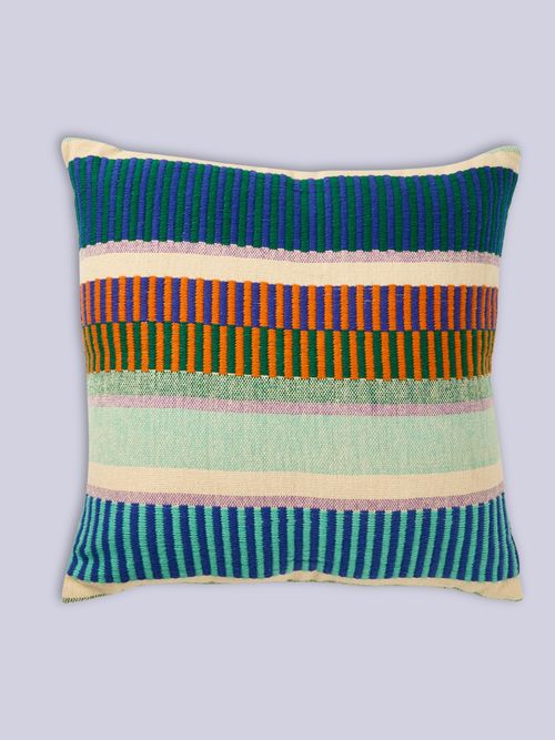 Pure Cotton Modern Stripe Outdoor Cushions - Set of 2 