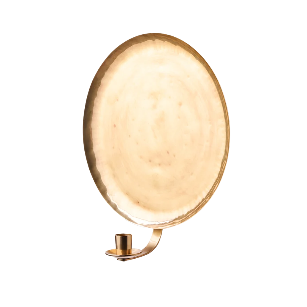 Bellamy Candle Sconce in Brass by the Novogratz