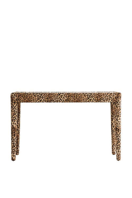 Leopard Love Velvet Starlet Console Table