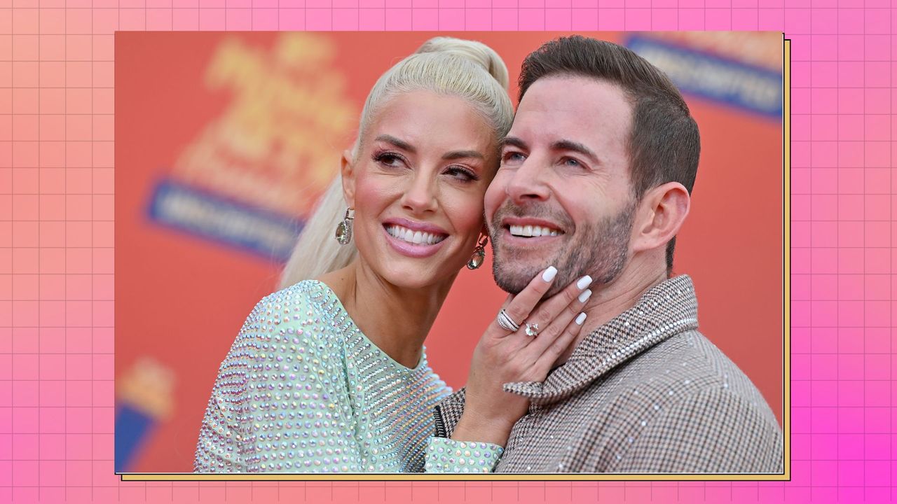 SANTA MONICA, CALIFORNIA - JUNE 02: Heather Rae El Moussa and Tarek El Moussa attend the 2022 MTV Movie &amp; TV Awards: UNSCRIPTED at Barker Hangar on June 02, 2022 in Santa Monica, California.