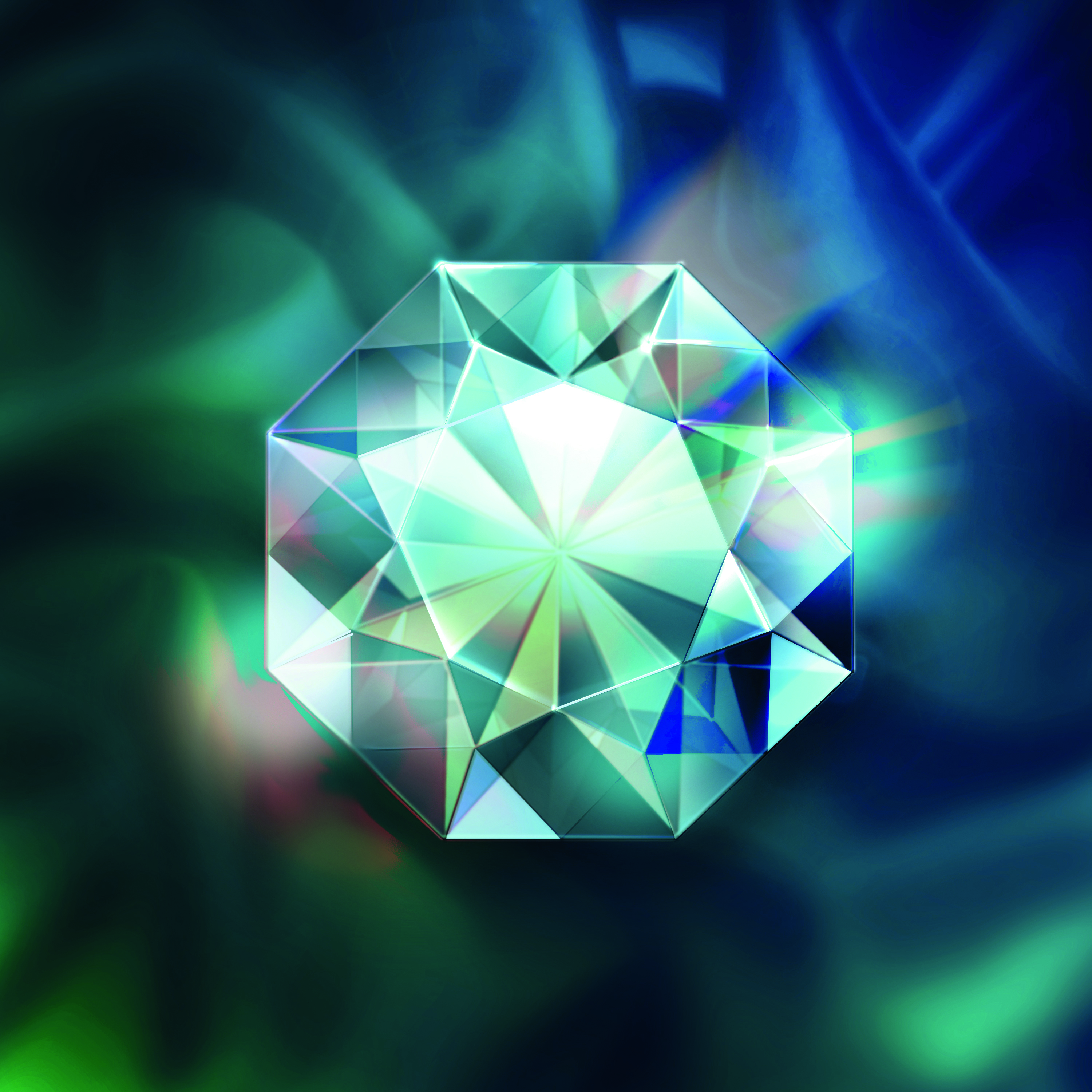 Drazenka Kimpel's fabric tutorial: image showing gemstone