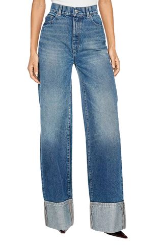 Hepburn Wide Leg High Rise Jeans in Middleton