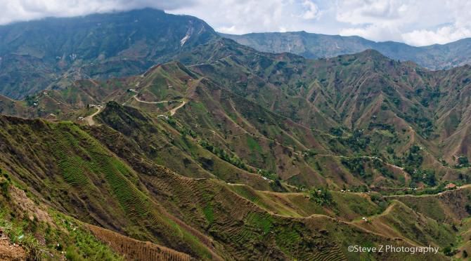 The mountains of Haiti
