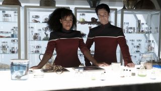 Tawny Newsome and Jack Quaid in Star Trek: Strange New Worlds