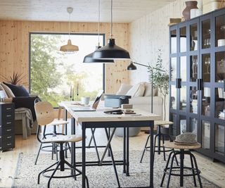 Home office ideas open plan Ikea