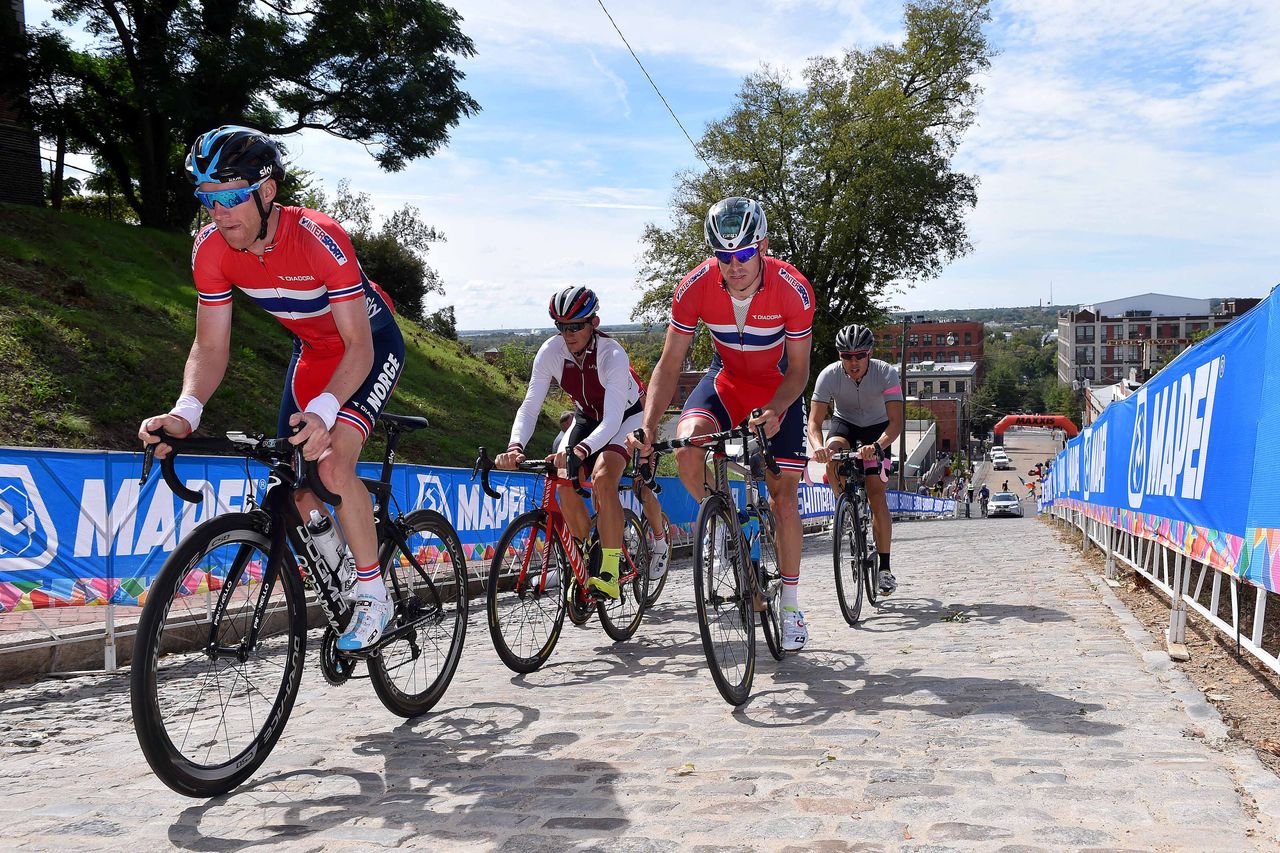 Lars Petter Nordhaug and Alexander Kristoff (Norway)