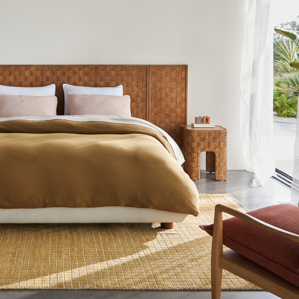 laredoute, AM.PM Garance Woven Teak Headboard