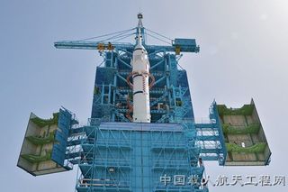 China's next piloted space mission, Shenzhou 10, will carry three astronauts to a now-orbiting space module.