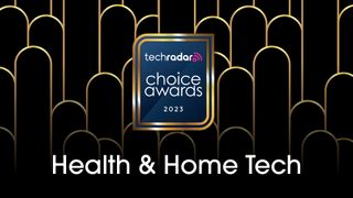 The TechRadar Choice Awards logo on a black and gold background