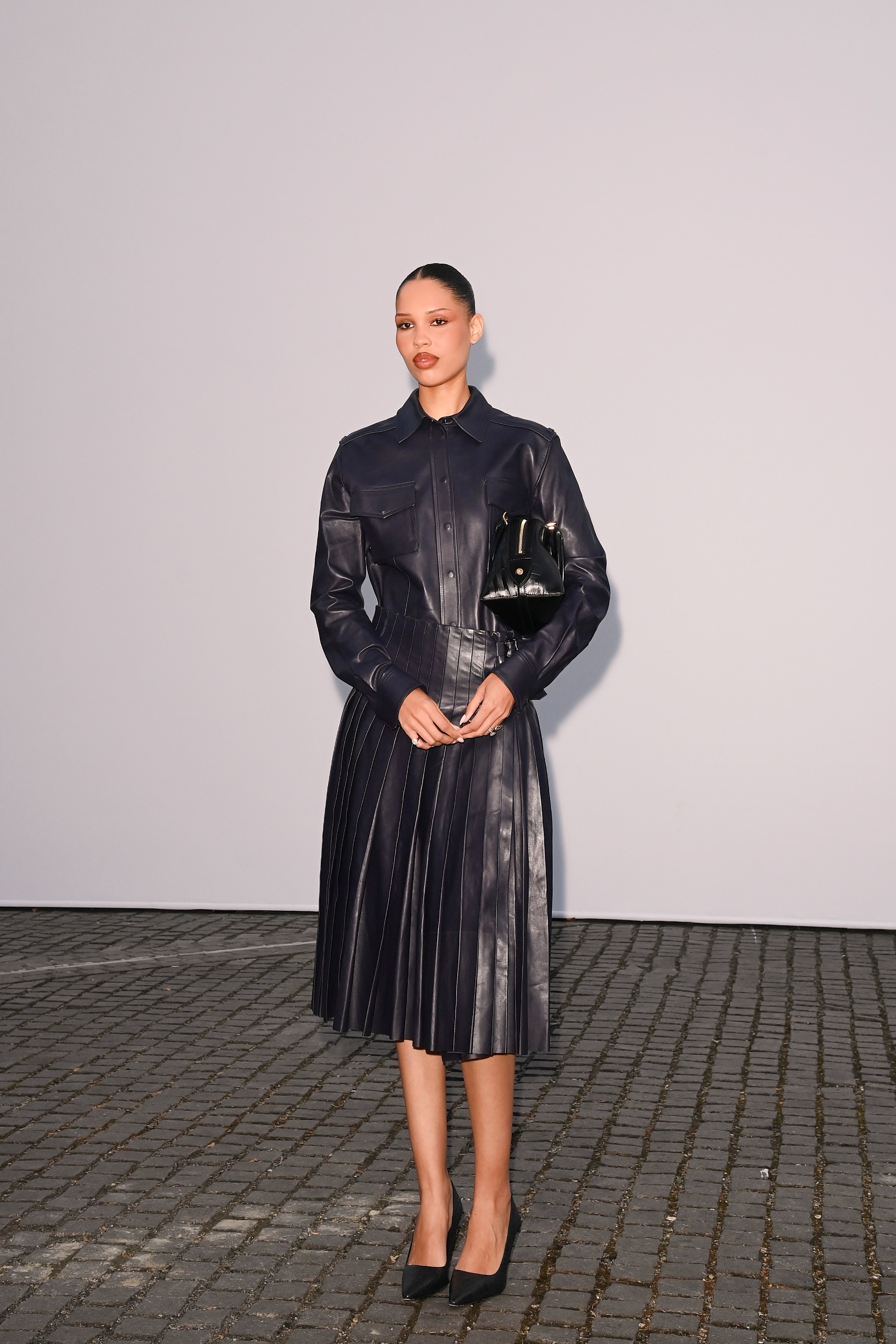 a celebrity attendee at the burberry spring 2027 show
