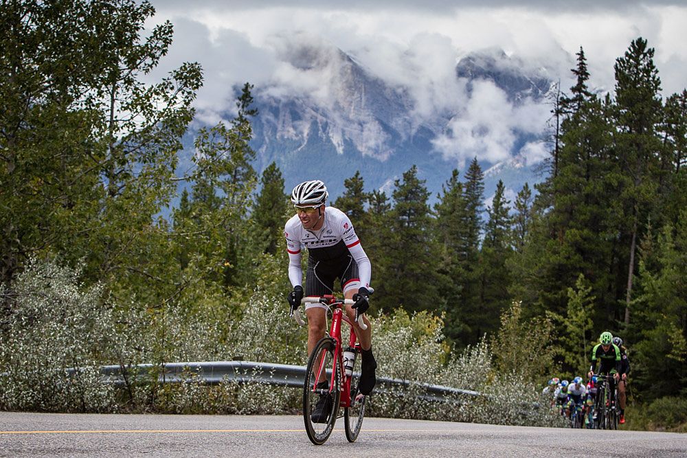 Laurent Didier (Trek Factory Racing) makes an attack on the final climb of stage 3