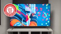 An image of the Amazon Ember QLED with Fire TV with the deals of the week logo overlaid