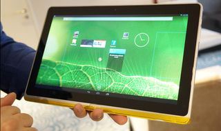 Intel Bay Trail Prototype Tablet Homescreen