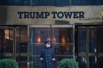 The outside of Trump Tower in Manhattan.