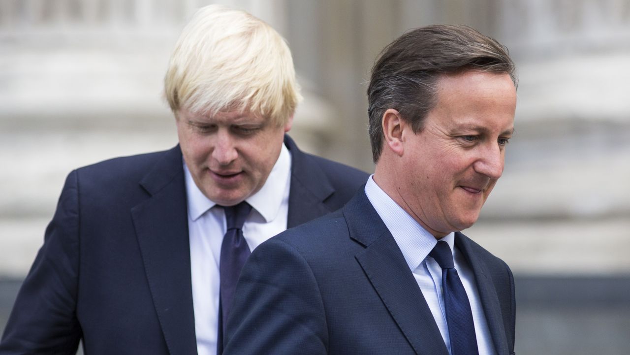 Boris Johnson and David Cameron