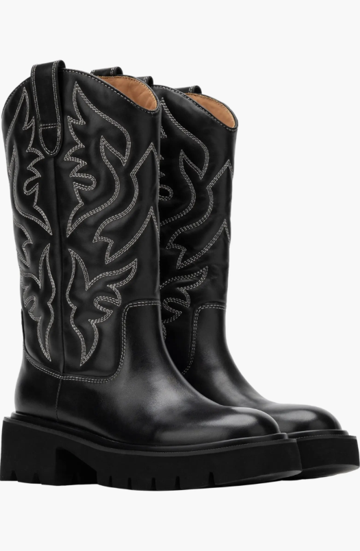 MARC NOLAN, Daisy Lug Cowgirl Boots