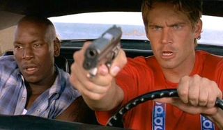 Tyrese and Paul Walker in 2 Fast 2 Furious