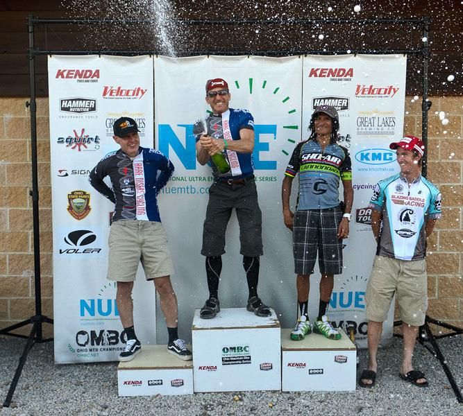 100 Mile Men&rsquo;s Open Podium, Rare Disease Cycling Teammate fills in for Race Winner and NUE Defending Champion Christian Tanguy