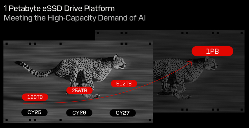 Sandisk 1PB drive roadmap