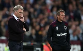 Moyes and assistant Stuart Pearce left West Ham in May 2018