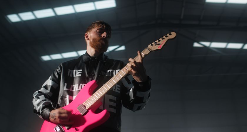 Charvel Limited Edition Sean Long Signature Pro-Mod San Dimas Style 1 HH HT M: the While She Sleeps guitarists artist model is now officially available in Neon Pink by popular demand.