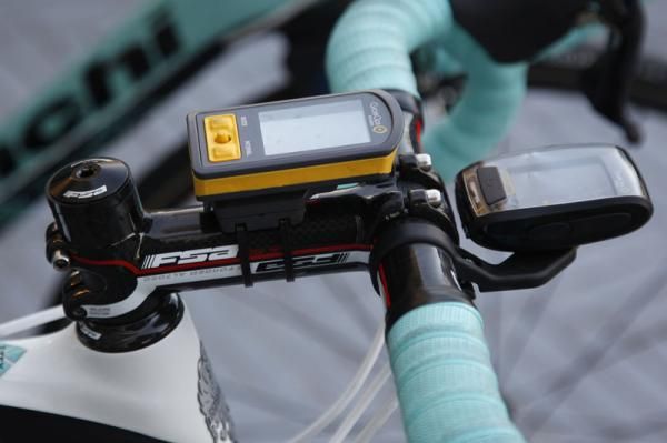 Joule computers atop the team bikes