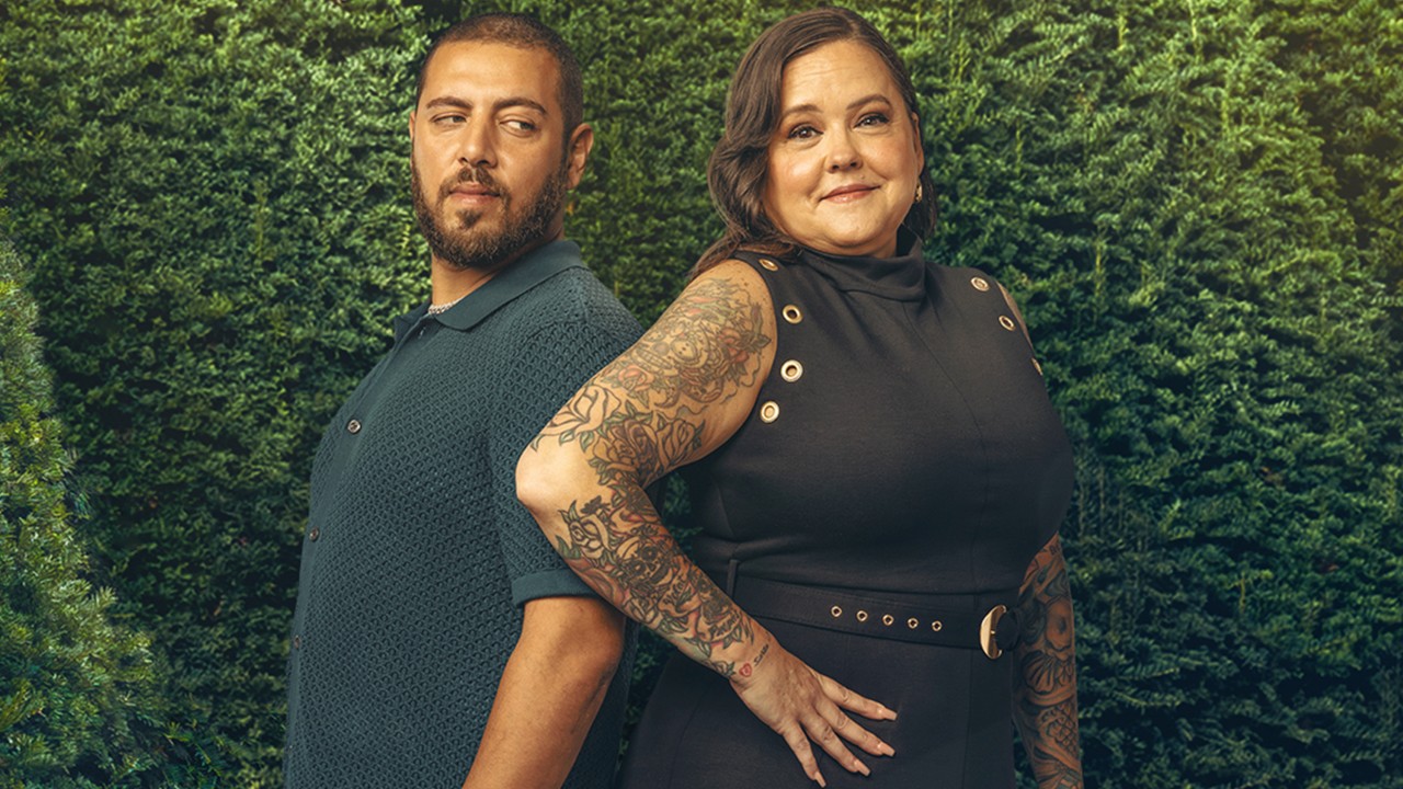 Rebecca and Ziad cast image