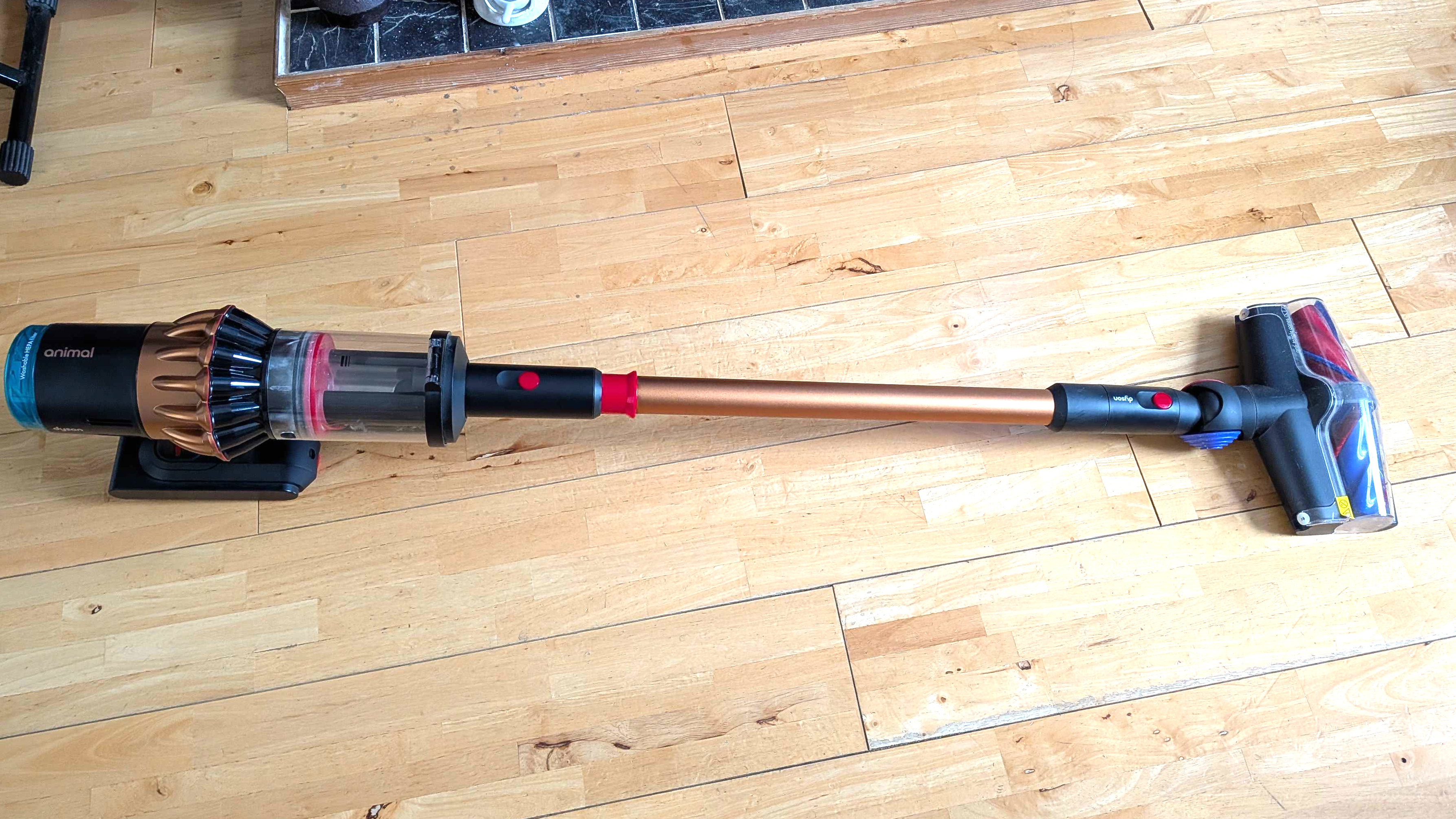 Dyson V16 Cordless on the floor
