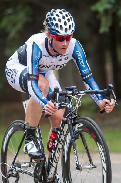 Theresa Cliff-Ryan (Exergy TWENTY12) gets through the TT to be ready for tonight's crit.