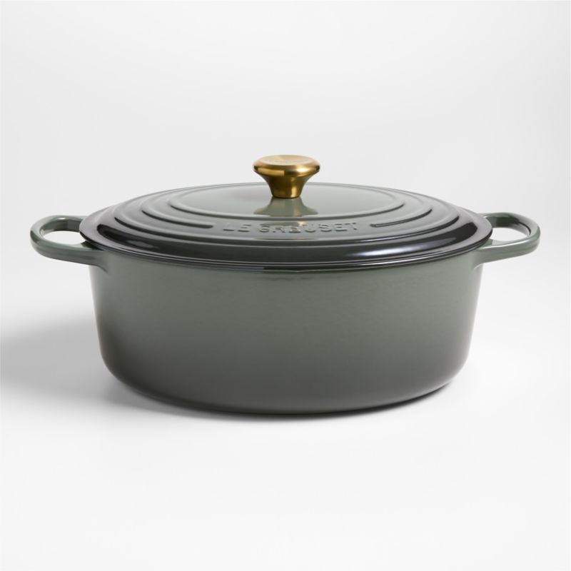Le Creuset &amp;reg; Signature 8-Qt. Thyme Enameled Cast Iron Oval Dutch Oven