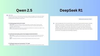 Qwen 2.5 vs DeepSeek screenshot