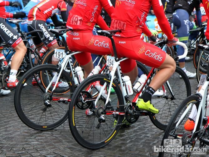 Cofidis riders were on Look 675 bikes for this year's Ronde van Vlaanderen
