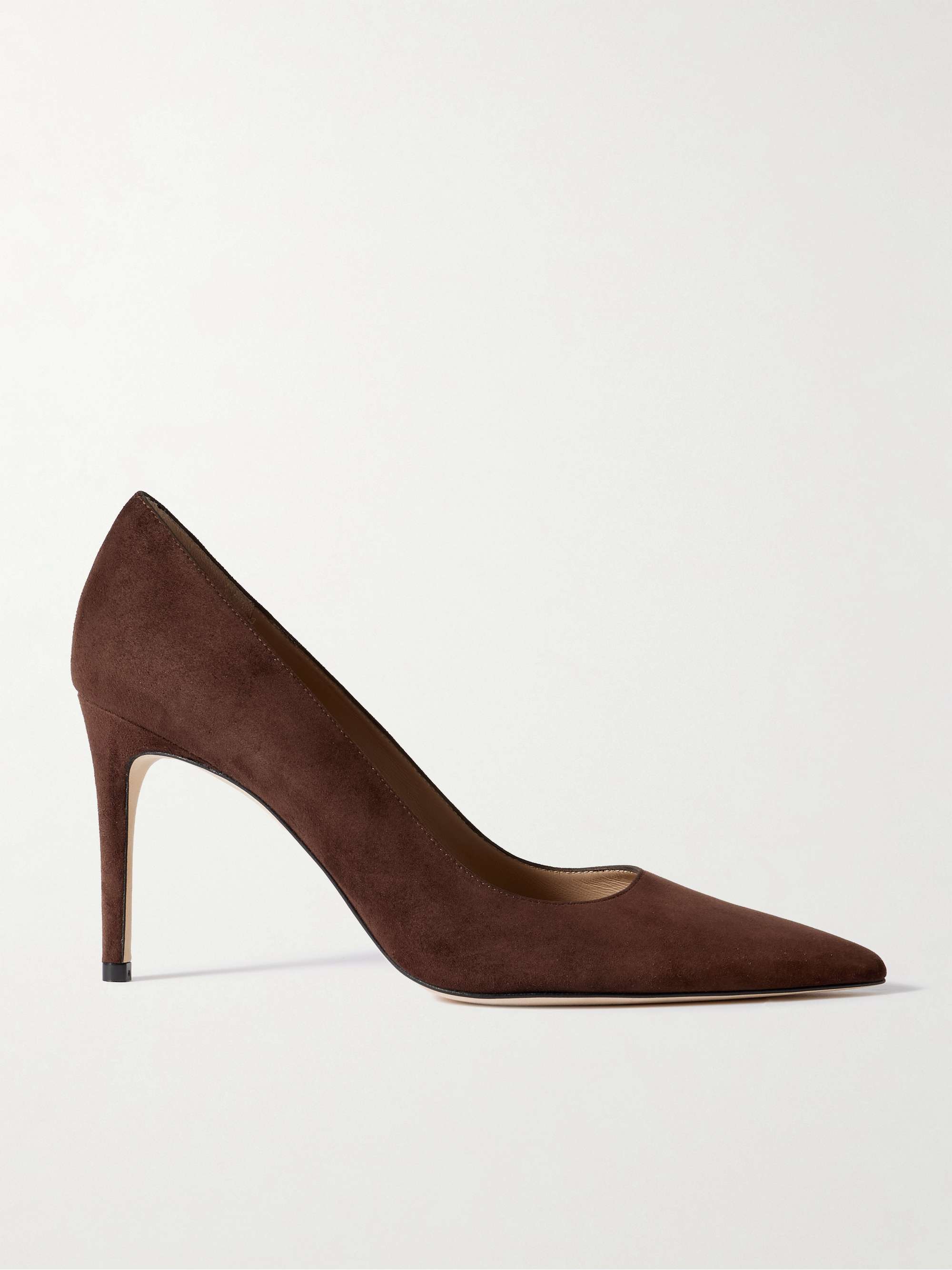 Stuart Power Suede Pumps