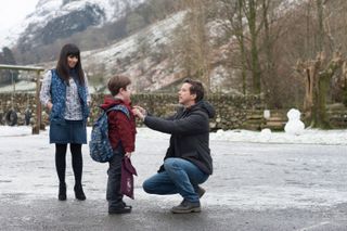 Morven Christie as Alison, Max Vento as Joe, and Lee Ingleby as Paul in The A Word