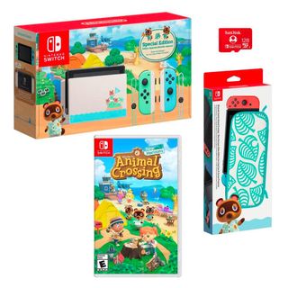 Nintendo Switch Animal Crossing Bundle 4pc