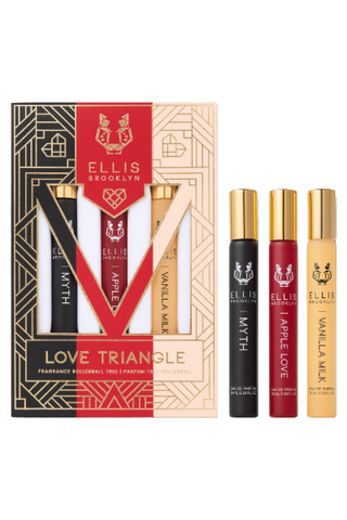 Ellis Brooklyn LOVE TRIANGLE Fragrance Rollerball Trio 