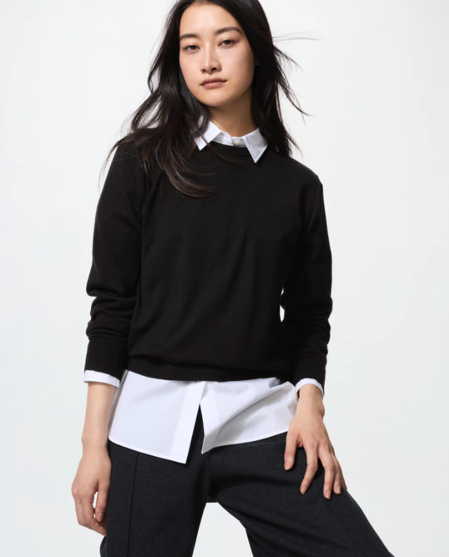 Uniqlo, 100% Merino Crew Neck Jumper