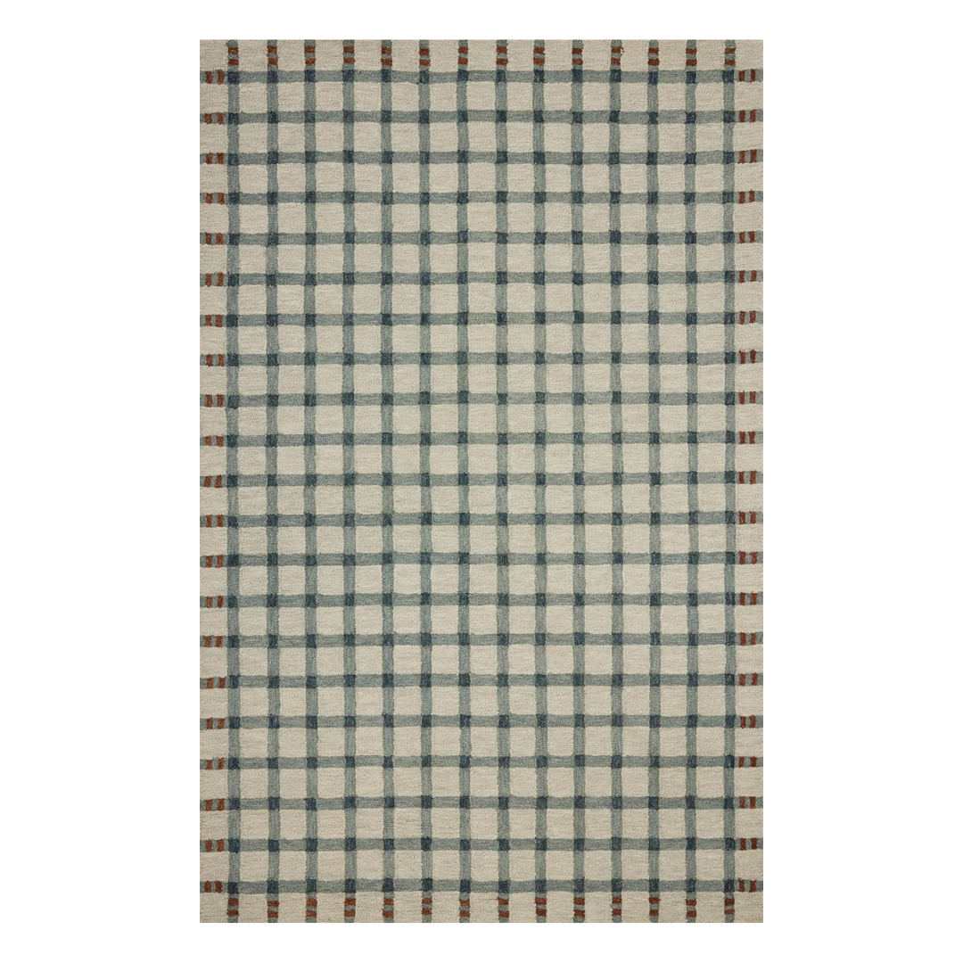 Loloi Magnolia Home by Joanna Gaines Waylon Collection Way-02 Spa/brick 5'-0" X 7'-6" Area Rug