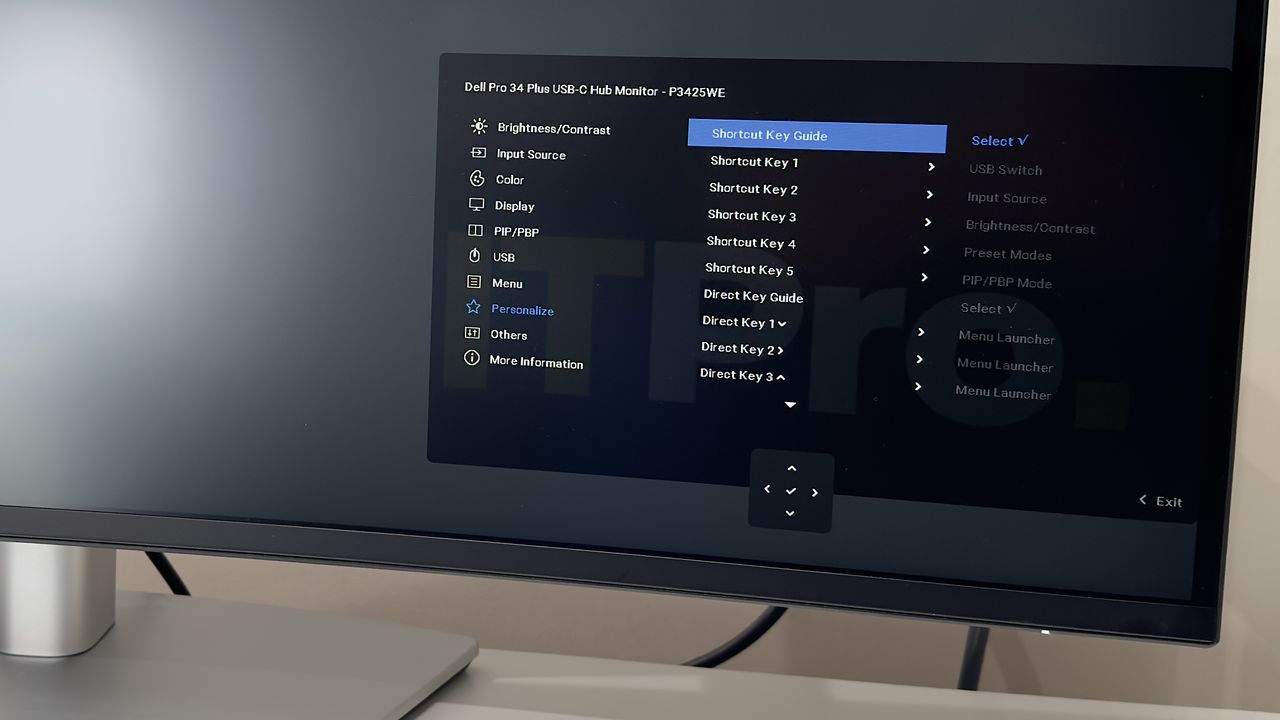 The Dell Pro 34 Plus P3425WE Monitor on a desk