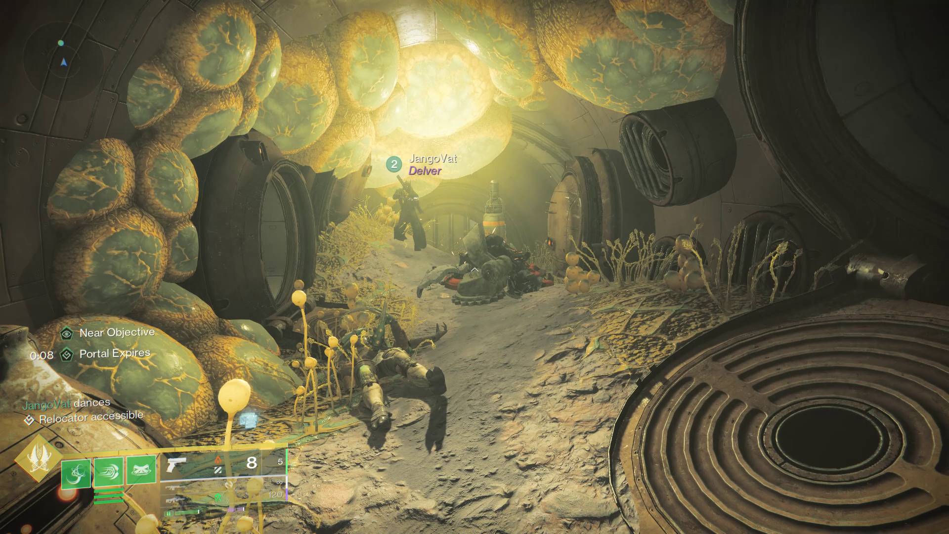 Destiny 2 Graviton Through the Ages Exotic quest Exile's Accord fungal corridor