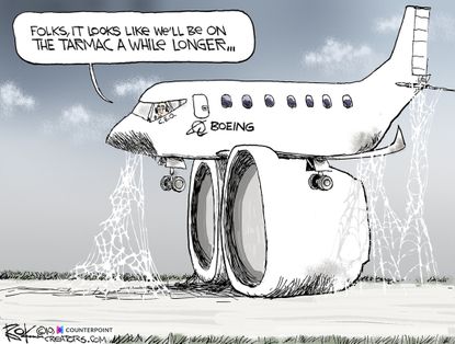 Editorial Cartoon U.S. Boeing 737 Max Grounded