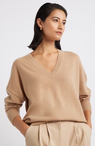 Cashmere V-Neck Sweater