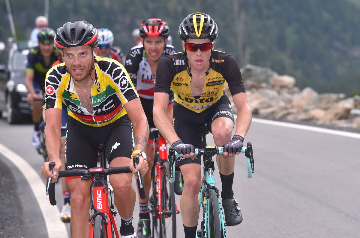 BMC's Damiano Caruso fighting to save yellow