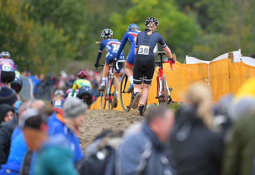Some riders had to dismount