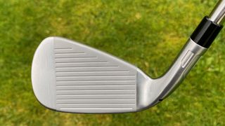 Photo of the face of the taylormade qi irons