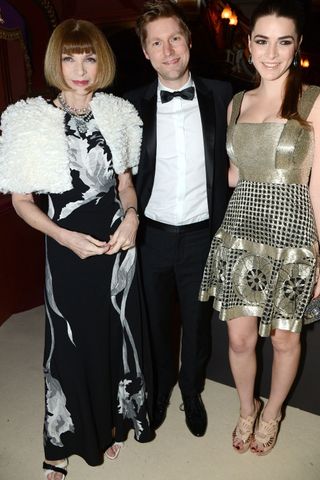 Anna Wintour, Bee Shaffer & Christopher Bailey At The British Fashion Awards 2014