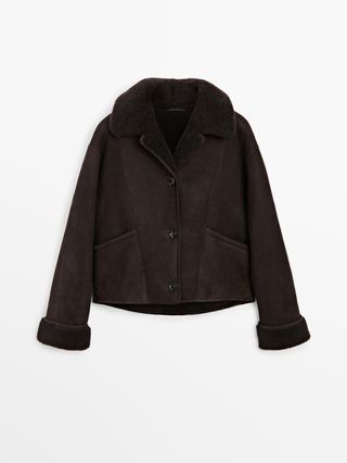 Massimo Dutti, Short Shearling Coat